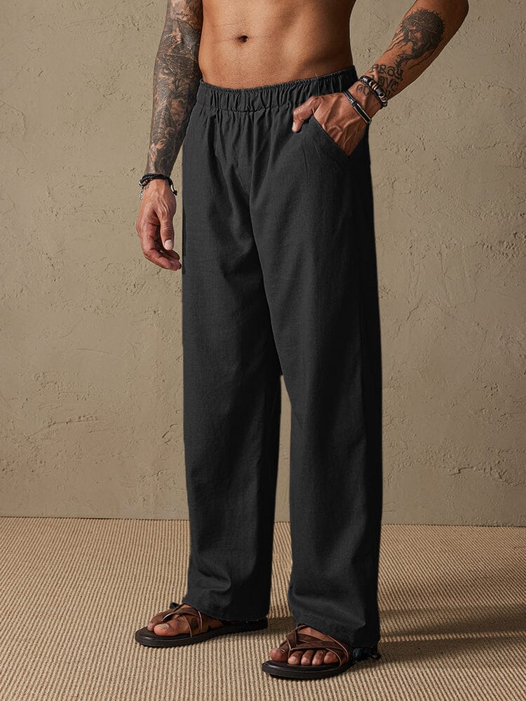 Casual Loose Style Beach Pants - Image 3