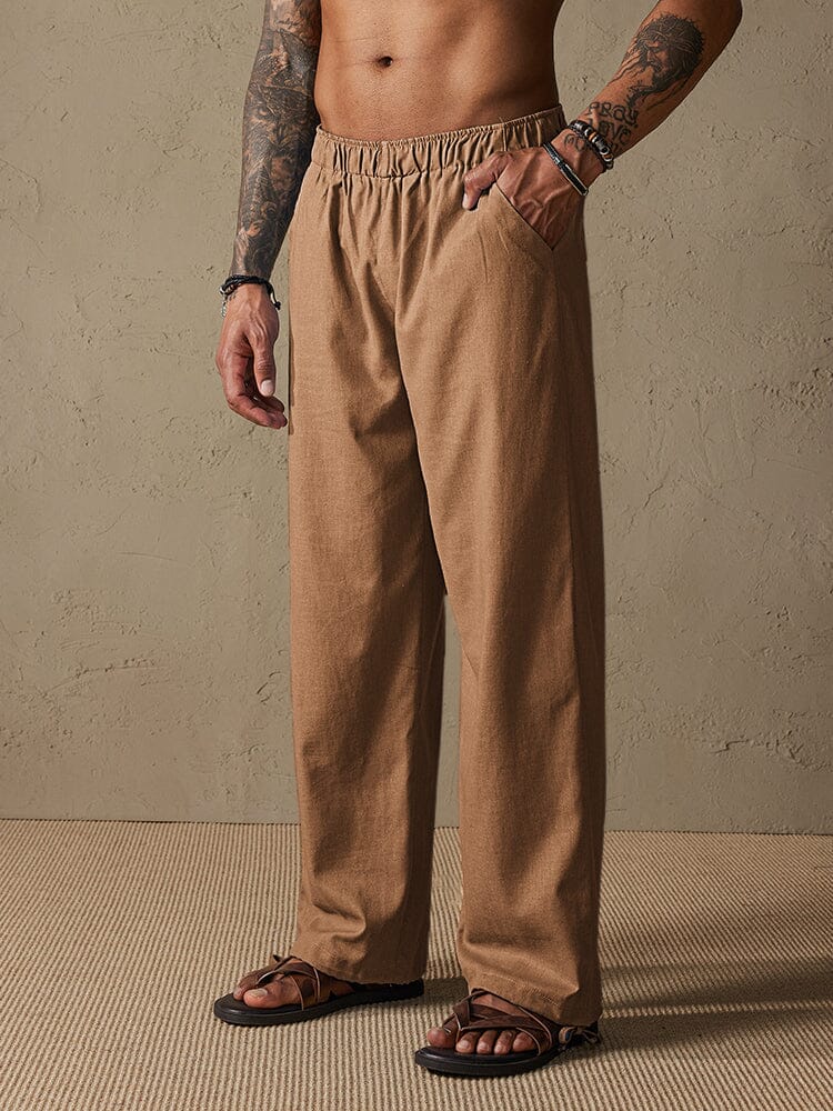 Casual Loose Style Beach Pants - Image 4