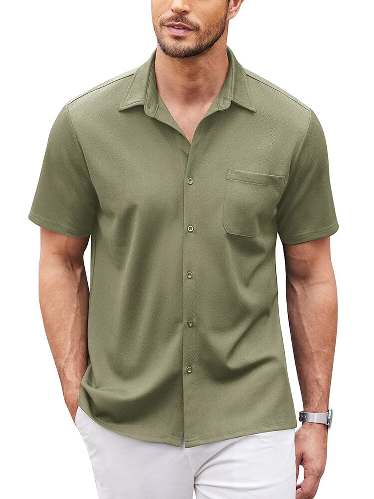 Casual Regular Fit Button Down Shirt (US Only) - Image 2