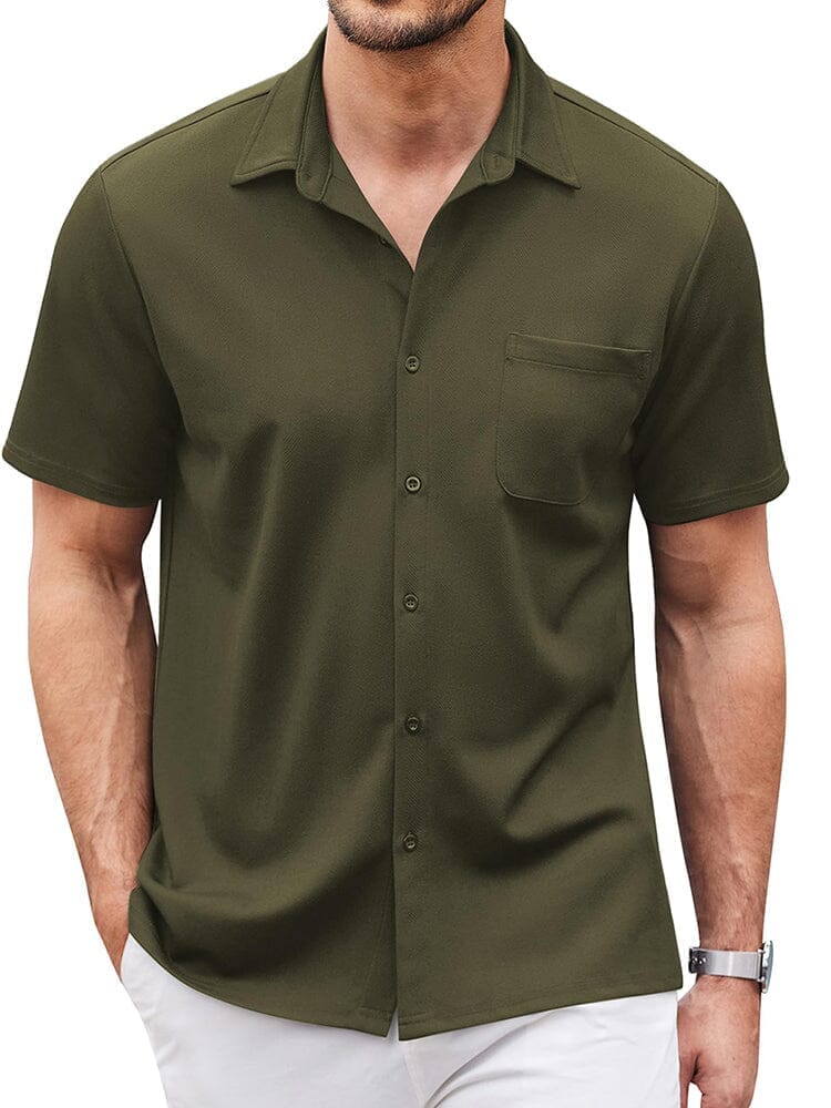 Casual Regular Fit Button Down Shirt (US Only) - Image 9