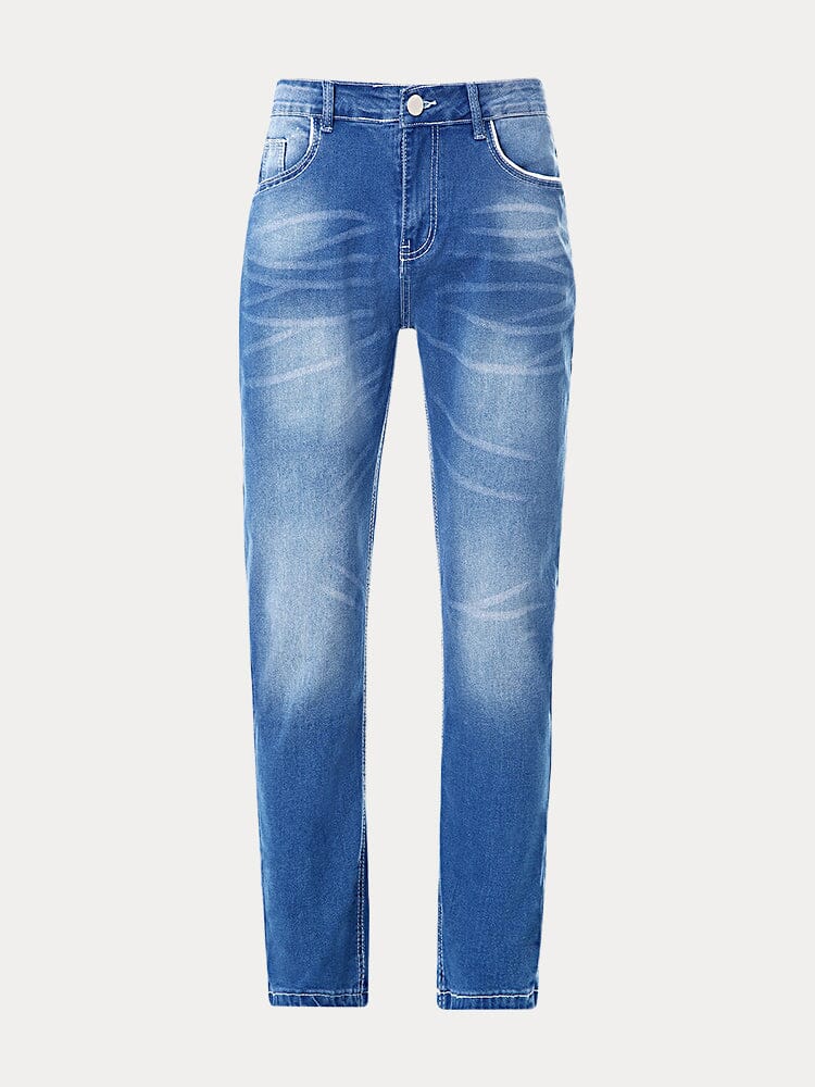 Classic Double stitches Slim Fit Jeans - Image 6