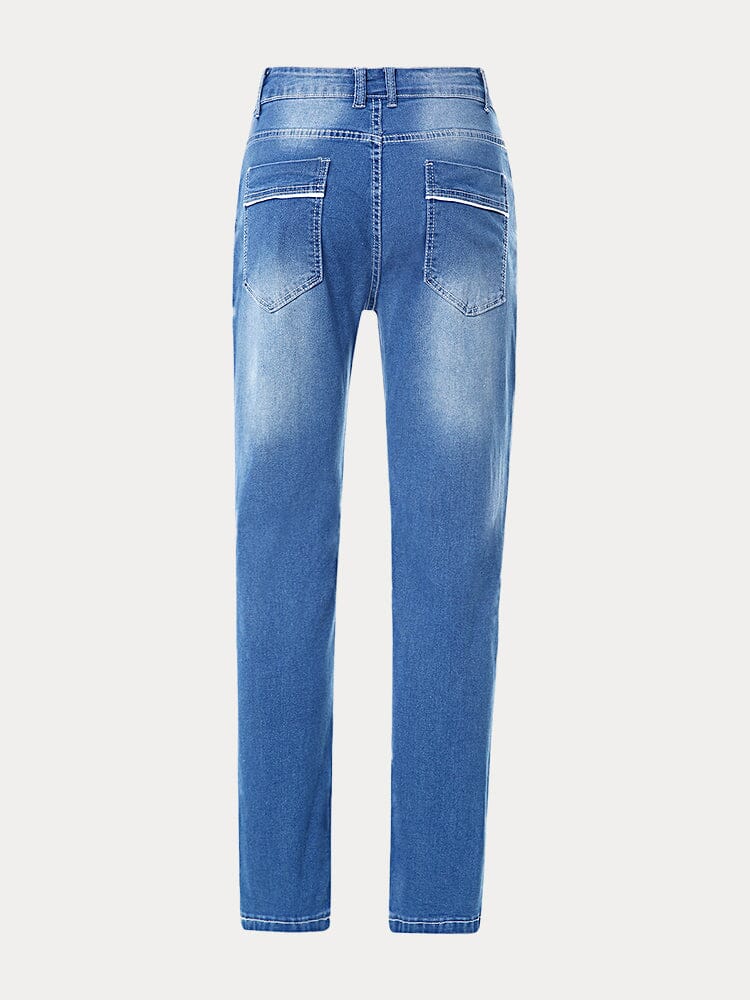 Classic Double stitches Slim Fit Jeans - Image 7