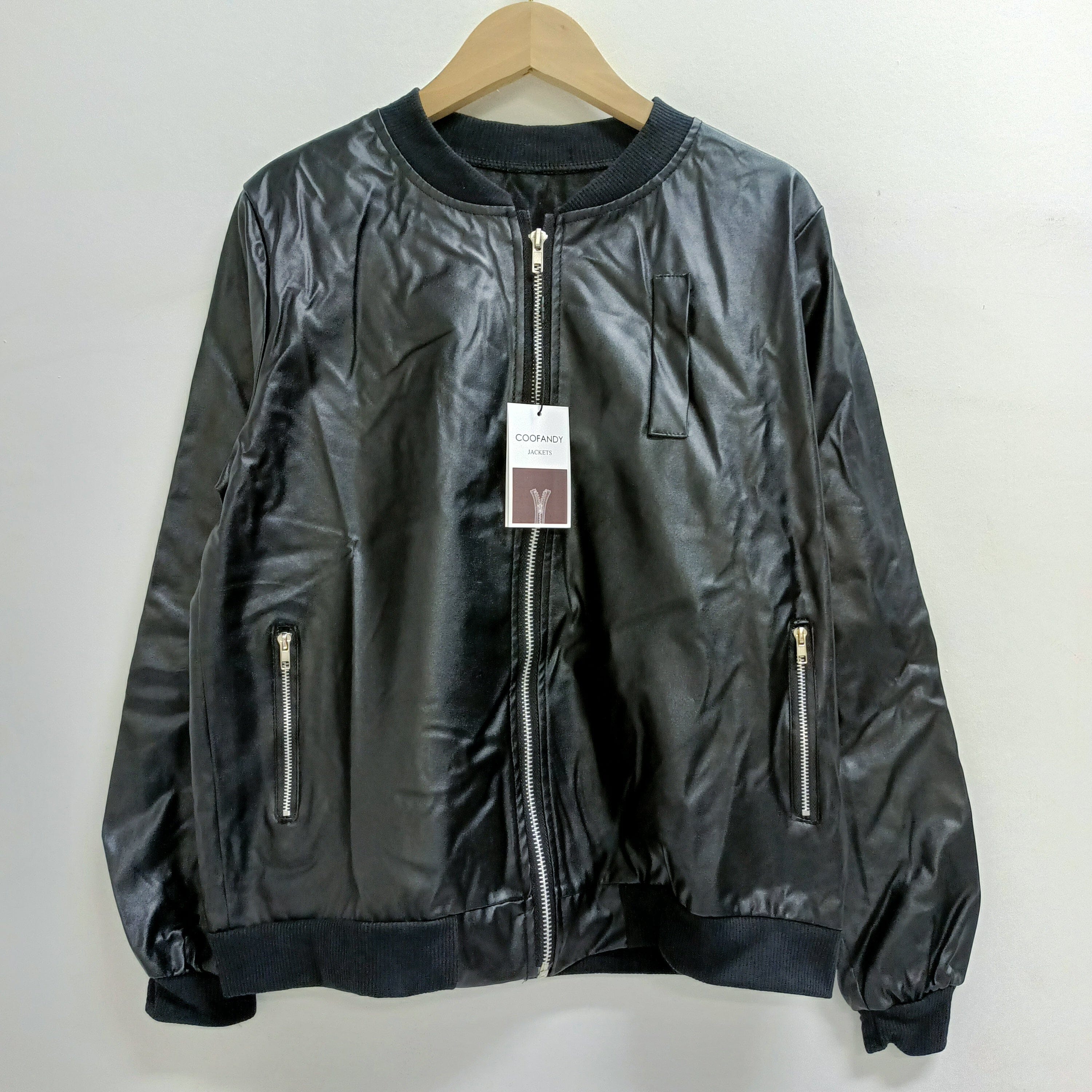 COOFANDY Classic Leather Jacket