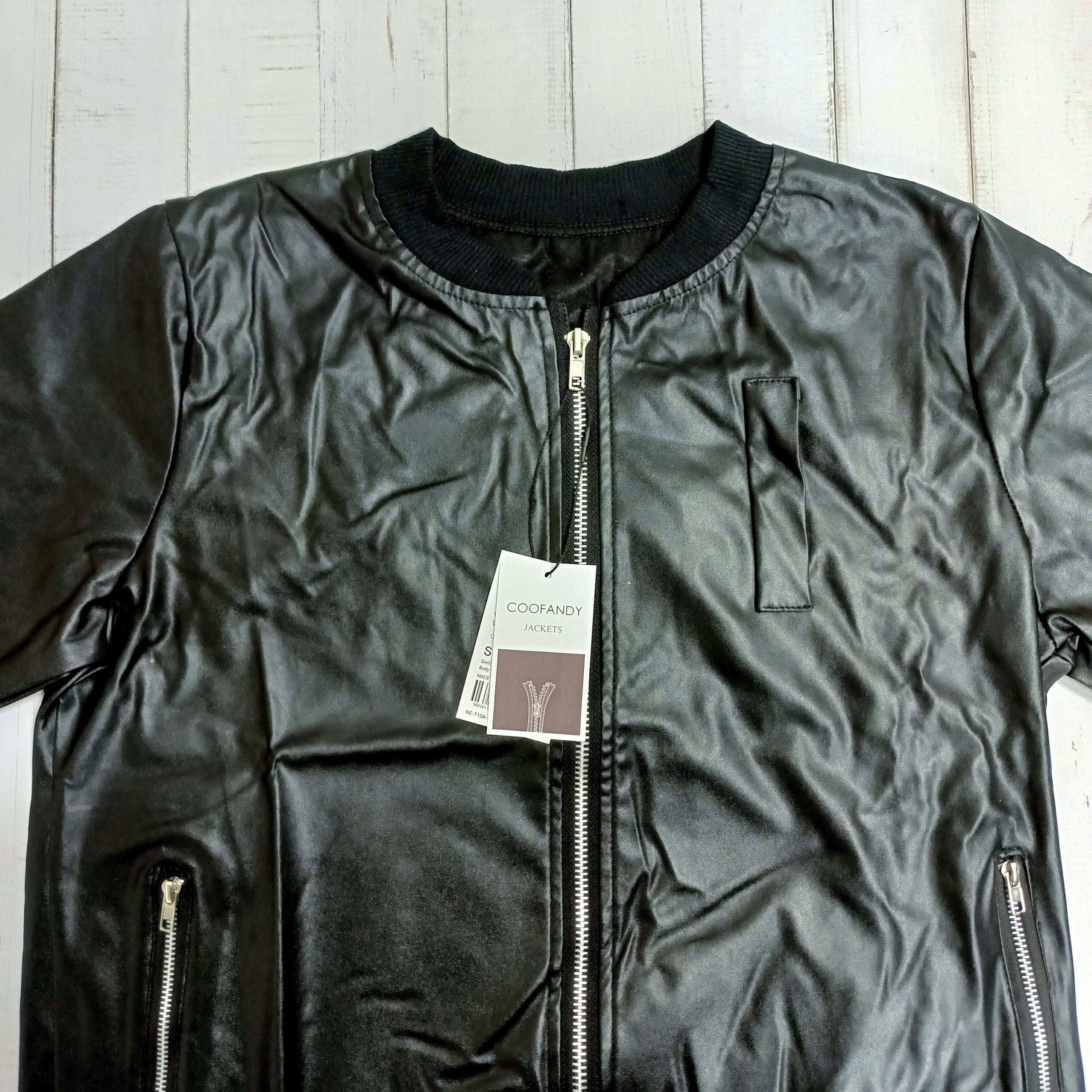 COOFANDY Classic Leather Jacket - Image 3