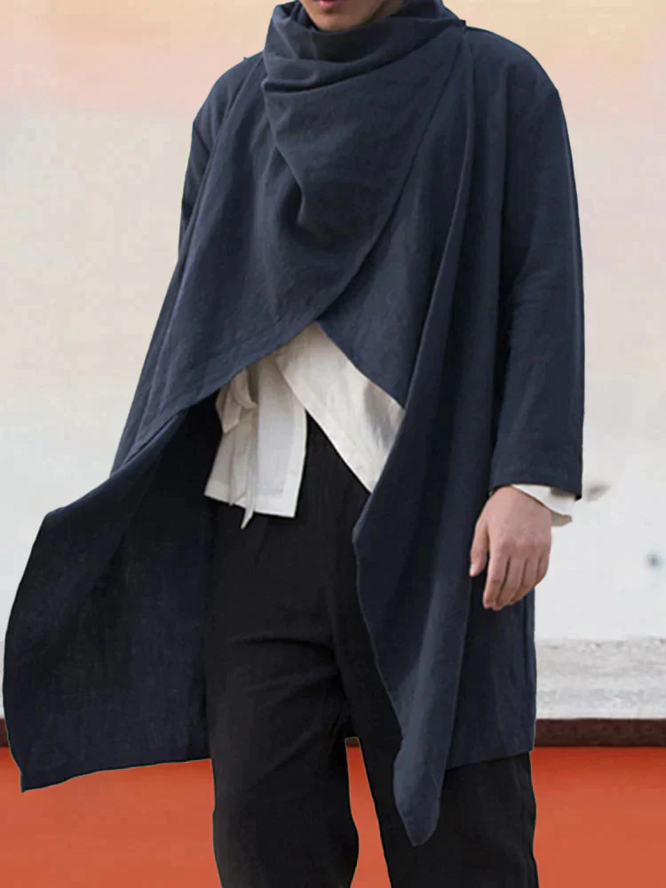 Cotton Linen Style Cape - Image 2