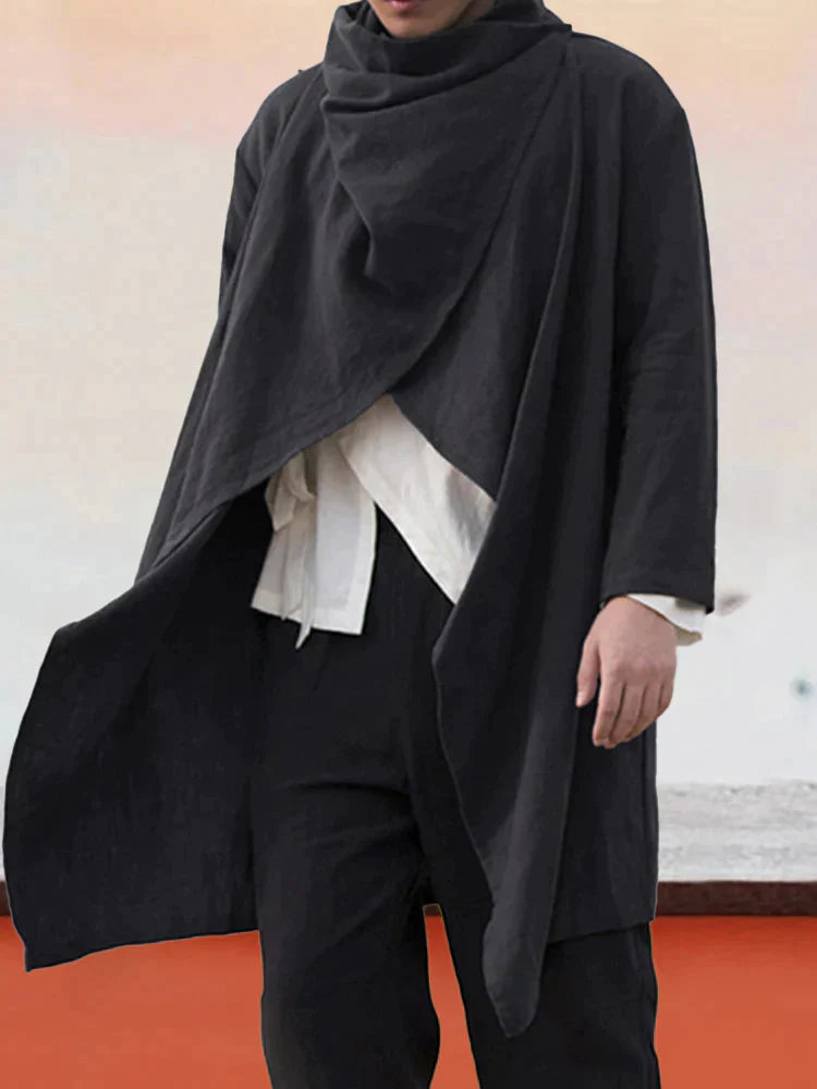 Cotton Linen Style Cape - Image 3