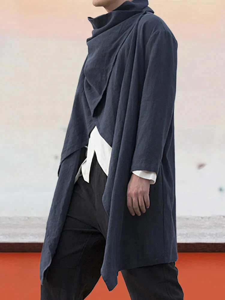 Cotton Linen Style Cape - Image 4