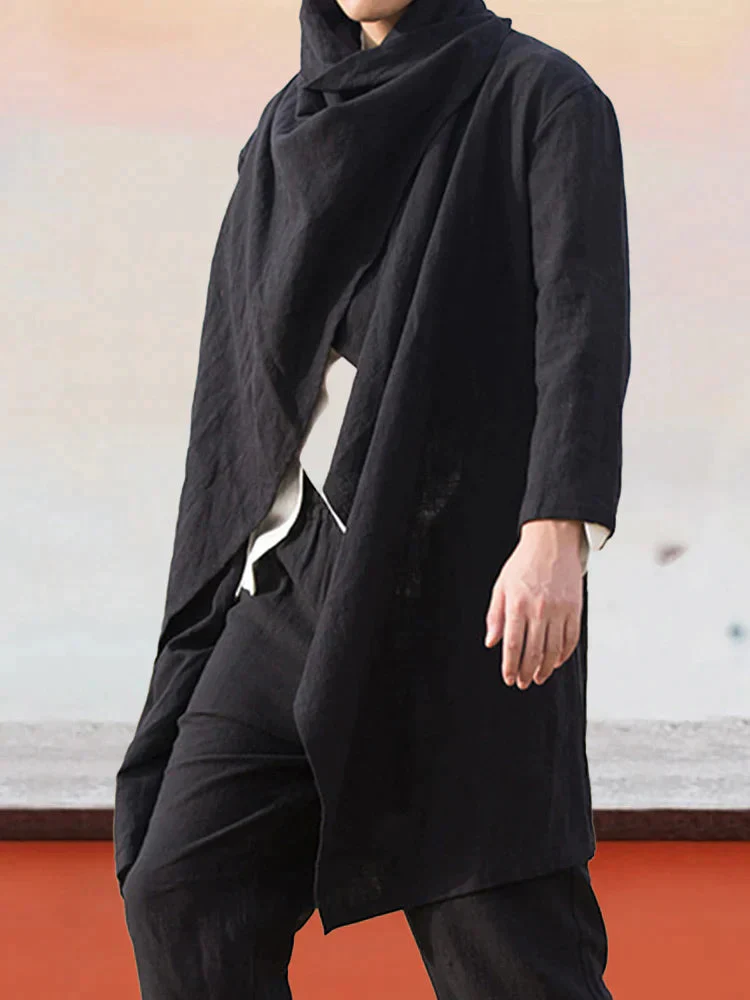 Cotton Linen Style Cape - Image 6