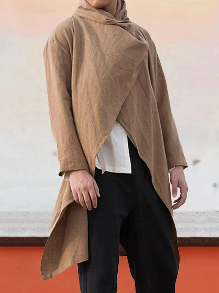 Cotton Linen Style Cape - Image 8