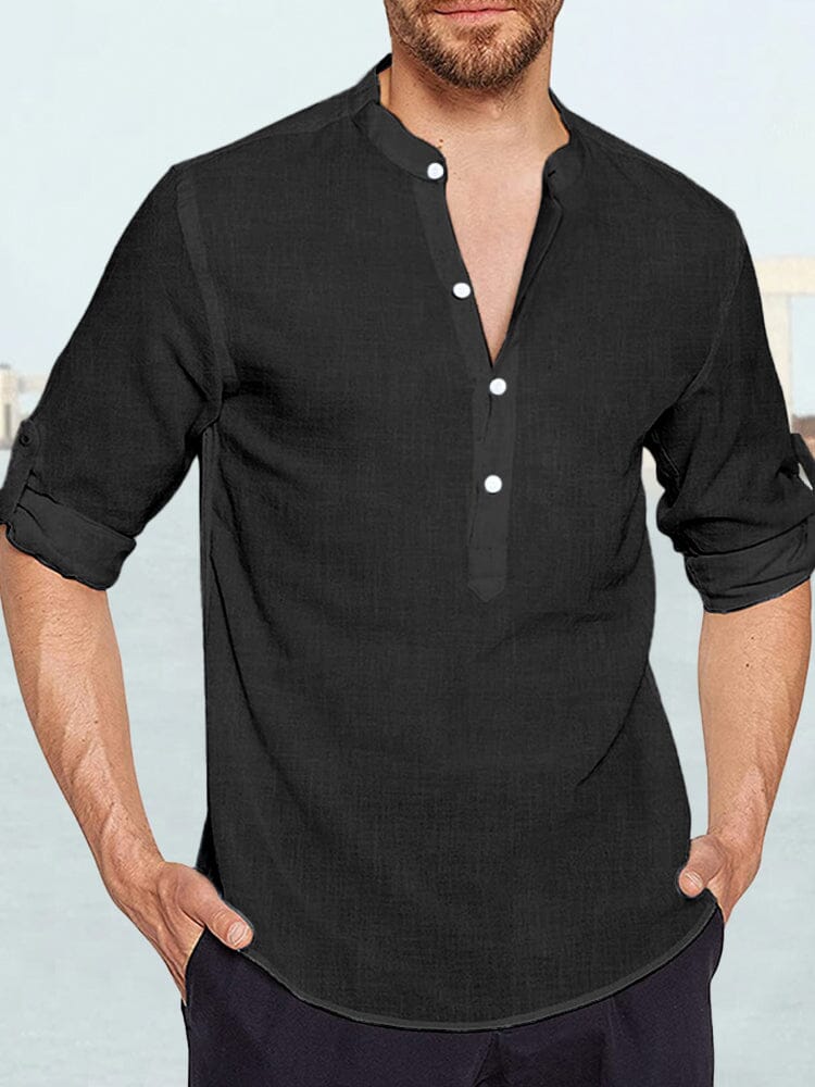 Cotton Shirt With Buttons - Image 2