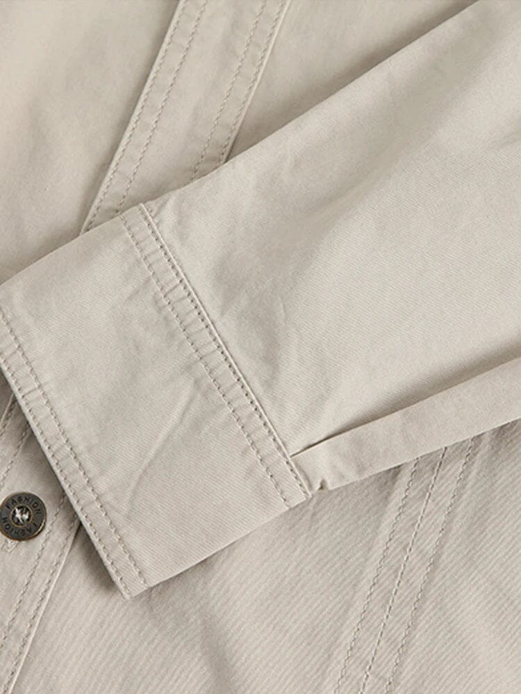 Cotton Solid Color Shirt - Image 10