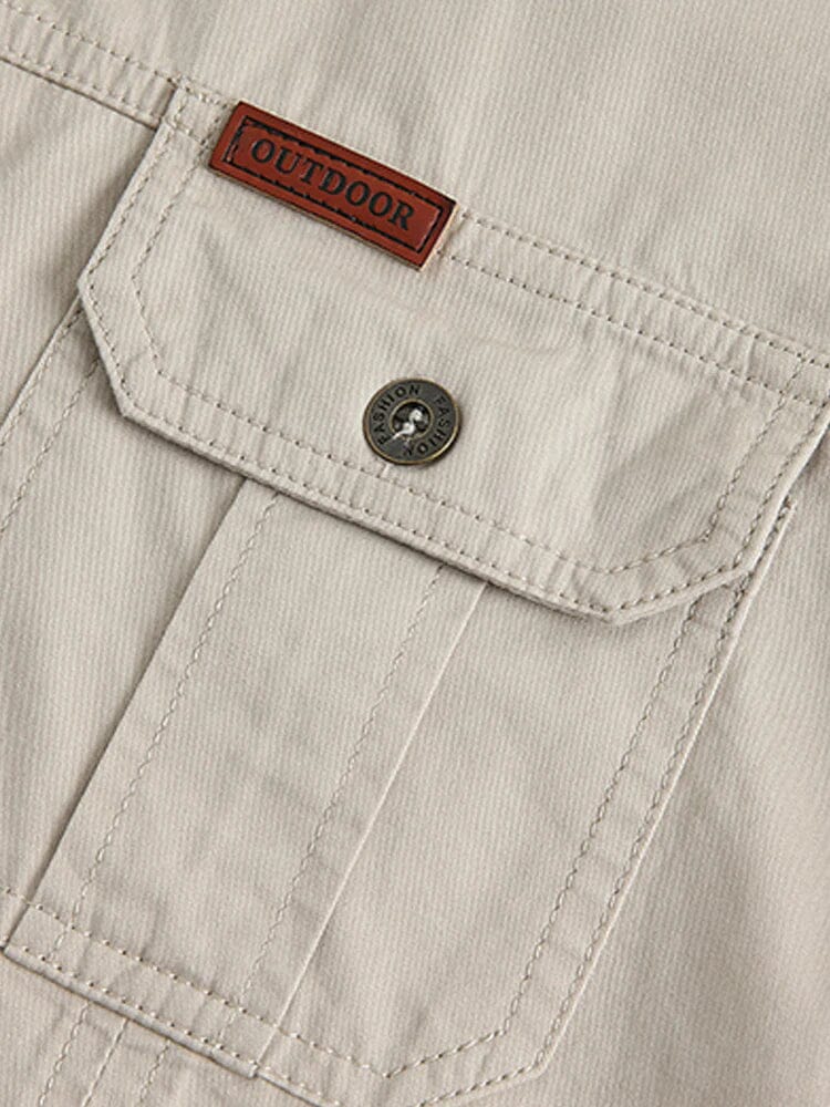 Cotton Solid Color Shirt - Image 9