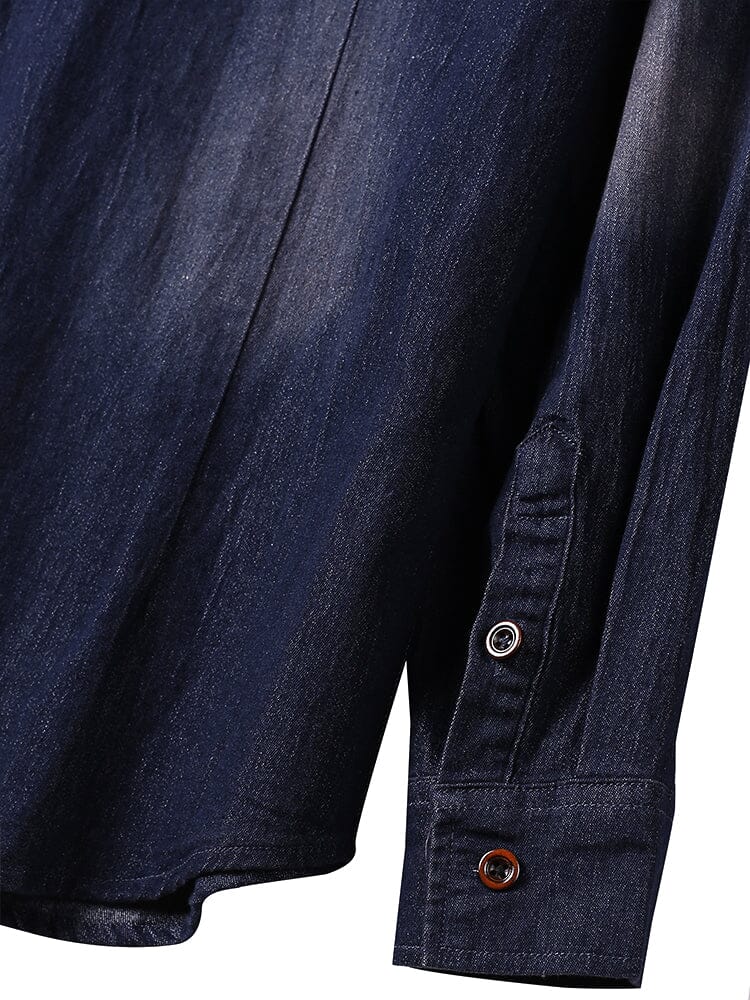Denim Long Sleeve Shirts - Image 7