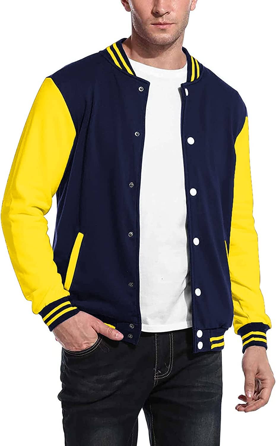 Fashion Varsity Cotton Bomber Jackets (US Only) - Image 10