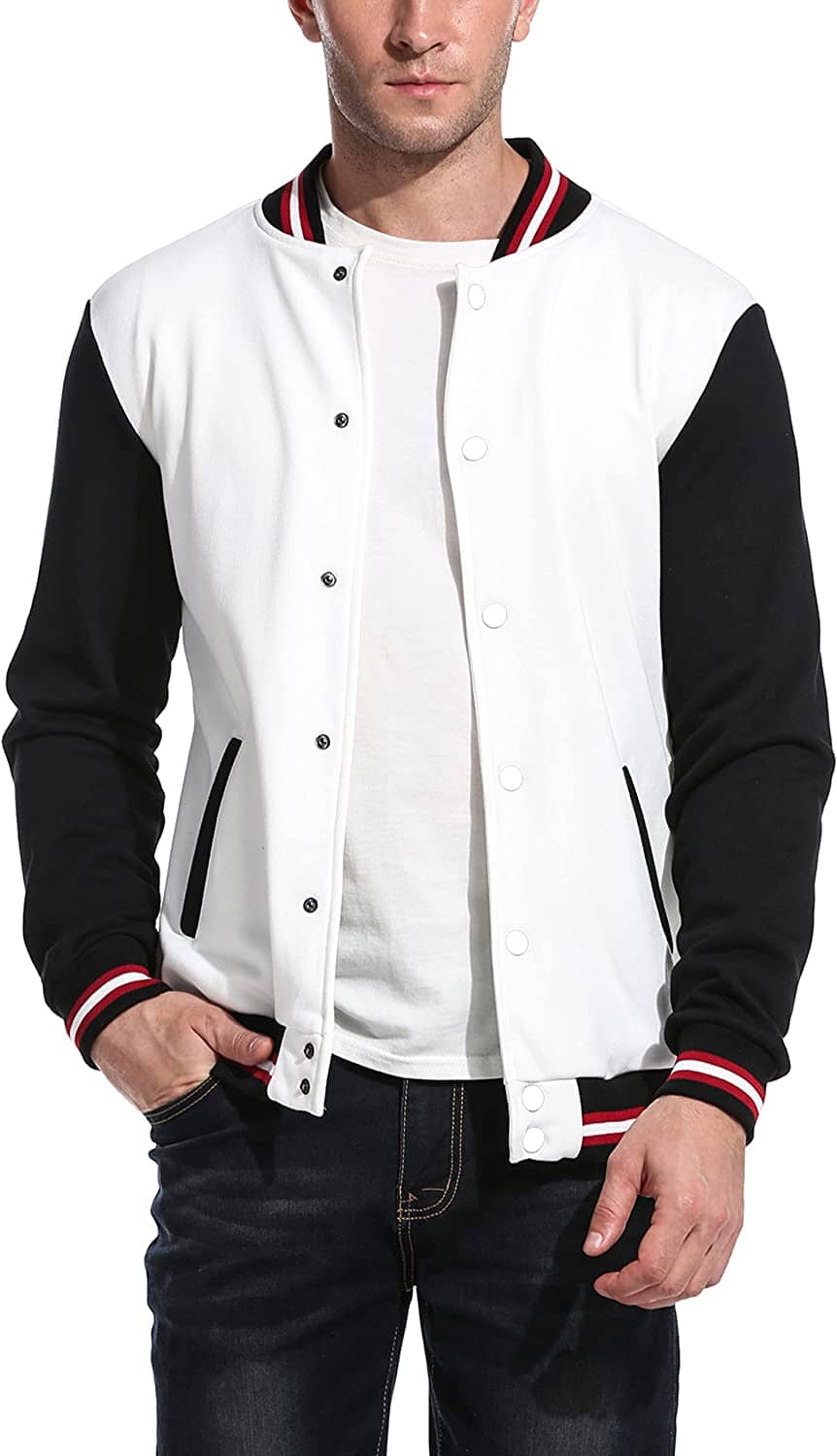 Fashion Varsity Cotton Bomber Jackets (US Only) - Image 13
