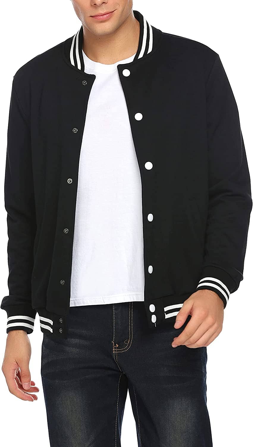 Fashion Varsity Cotton Bomber Jackets (US Only) - Image 5