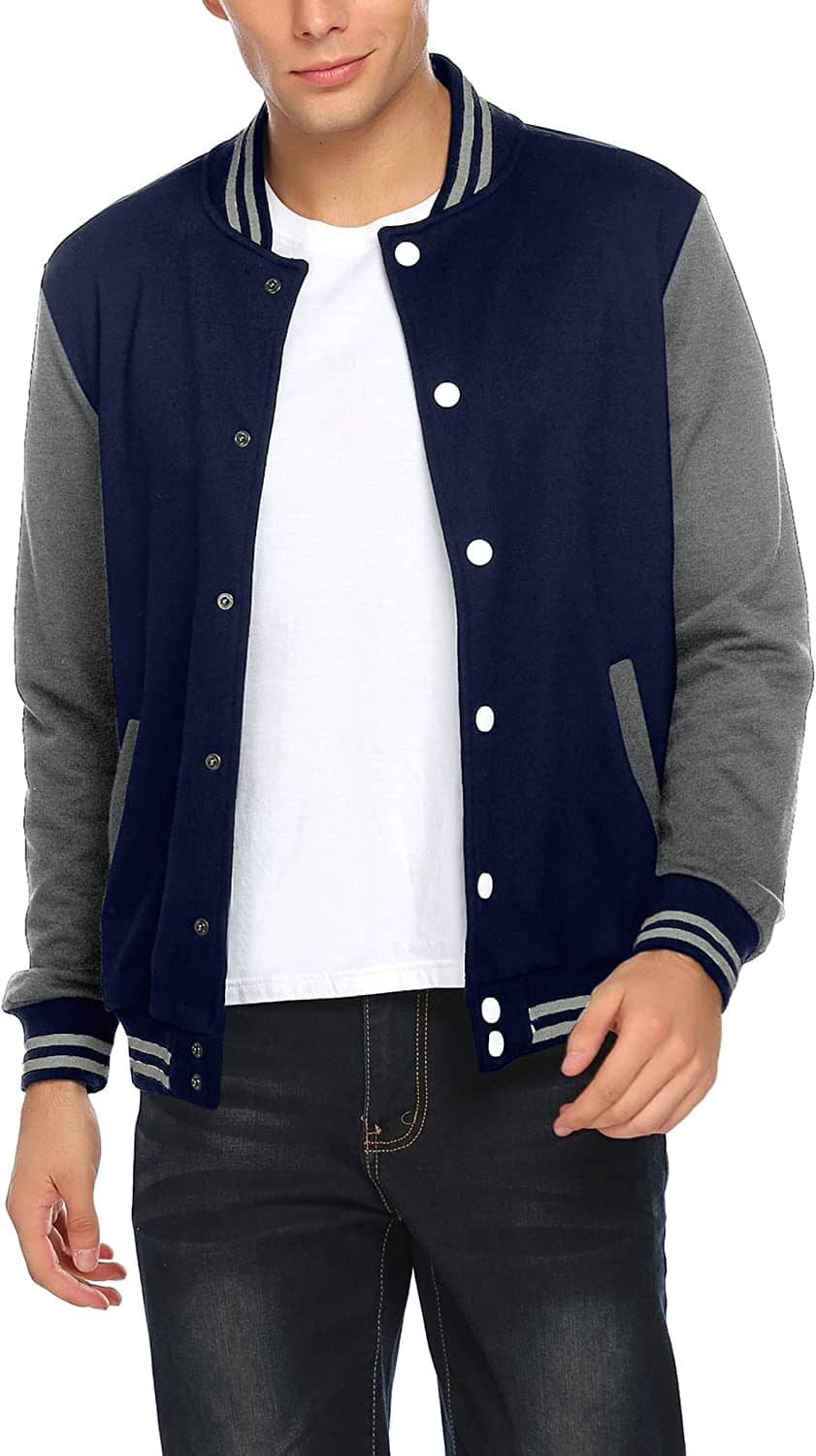 Fashion Varsity Cotton Bomber Jackets (US Only) - Image 7