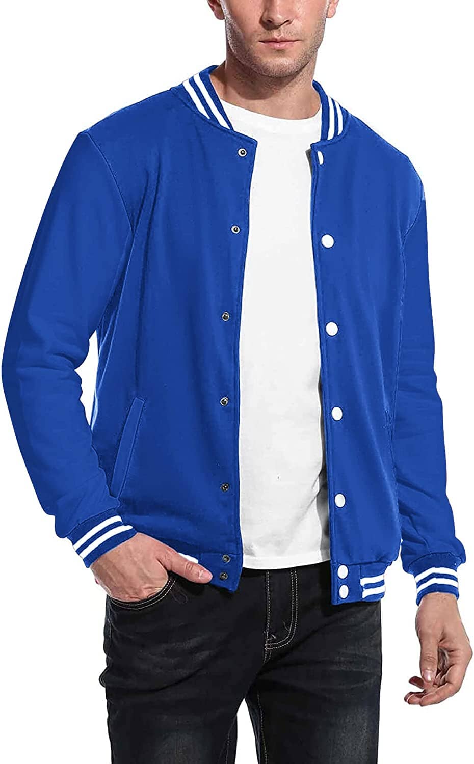 Fashion Varsity Cotton Bomber Jackets (US Only) - Image 8