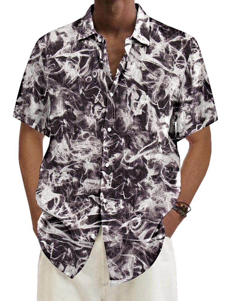Halloween Pattern Short Sleeves Shirt 20 - Image 2