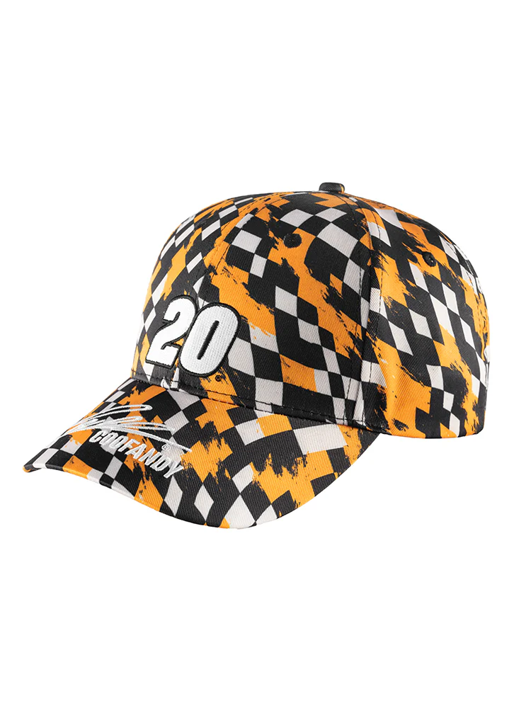 COOFANDY × JGR Check Print Cap - Image 3
