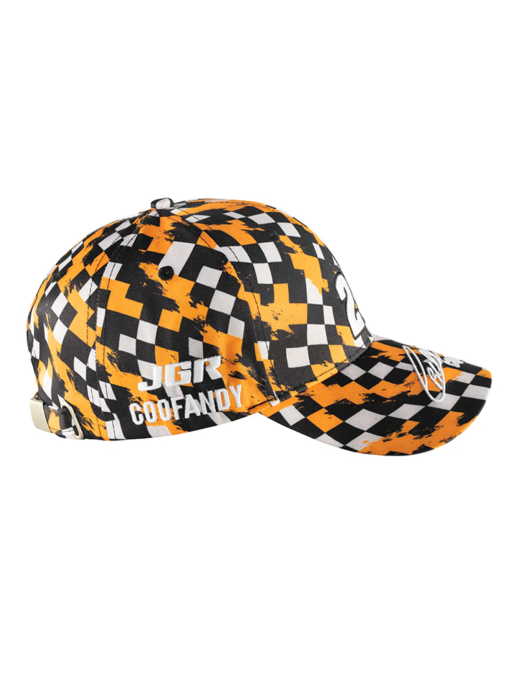 COOFANDY × JGR Check Print Cap - Image 4