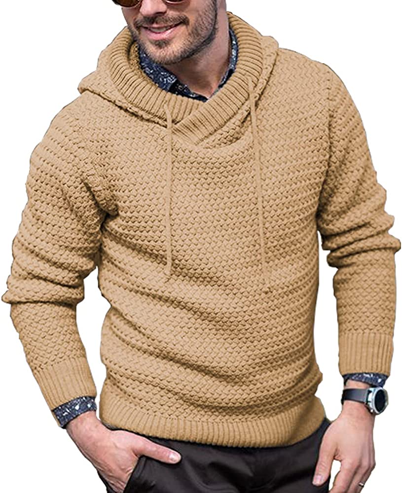 Knitted Thick Warm Hooded Pullover Sweater (Us Only) - Image 3