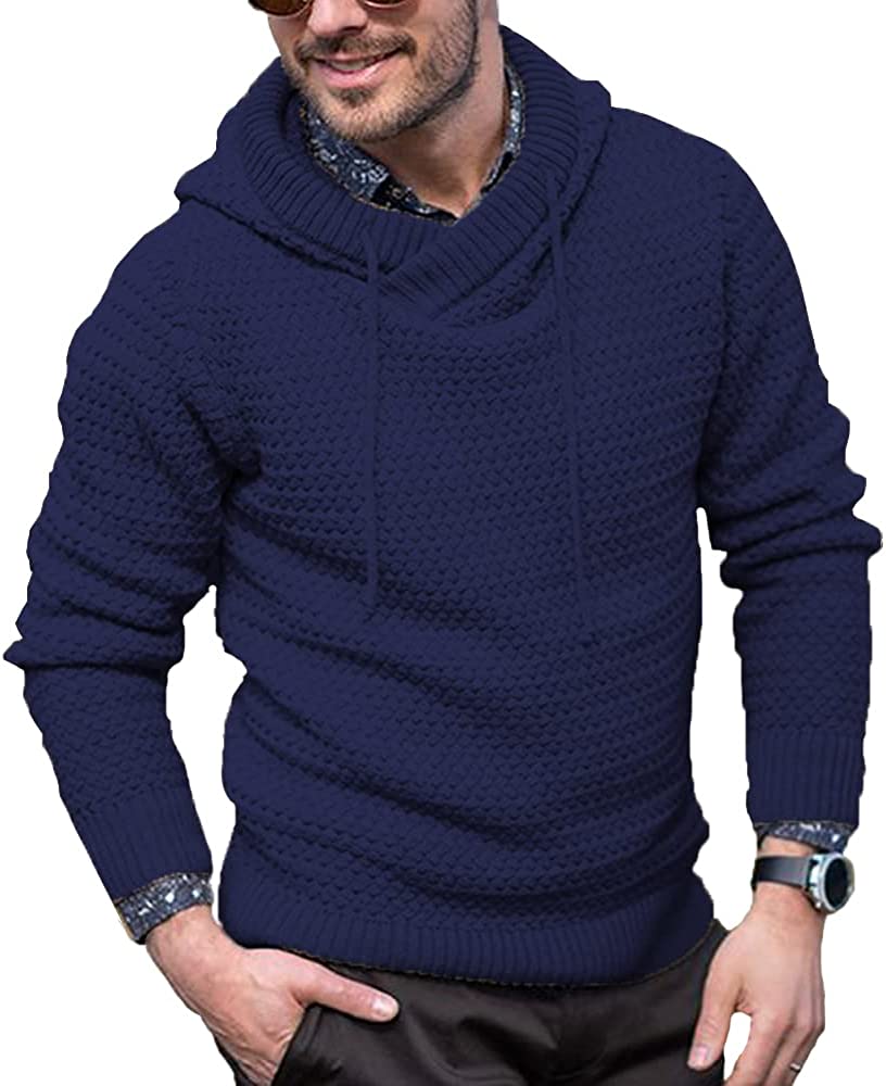Knitted Thick Warm Hooded Pullover Sweater (Us Only) - Image 5