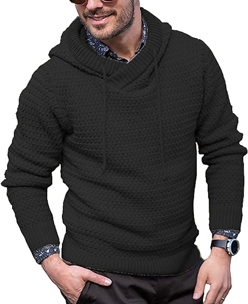 Knitted Thick Warm Hooded Pullover Sweater (Us Only) - Image 6