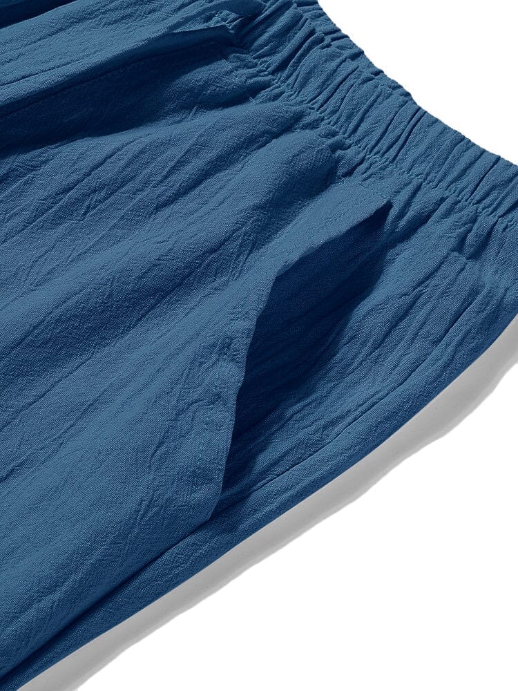 Linen Style Yoga Pants With Pockets - Image 12
