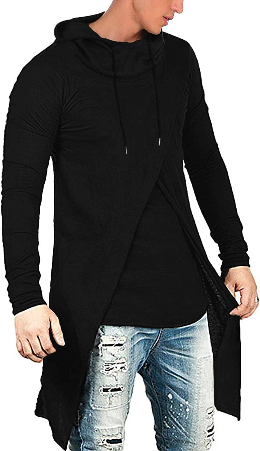 Long Length Cloak Cotton Pullover Hoodie (US Only) - Image 3