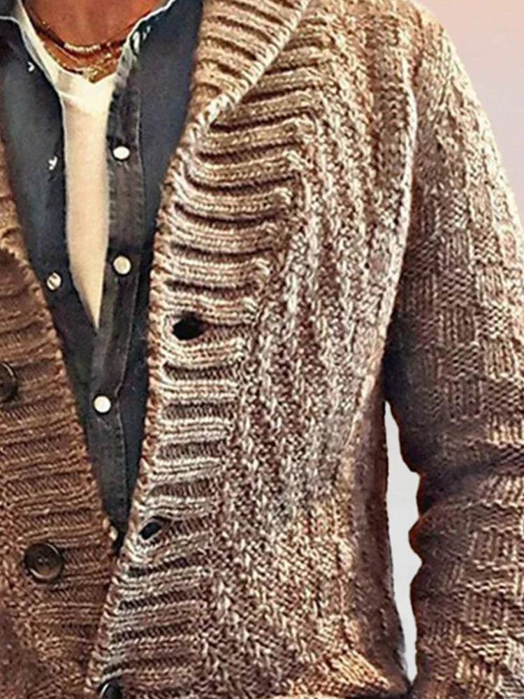Long-sleeved Chunky Knitted Sweater - Image 6