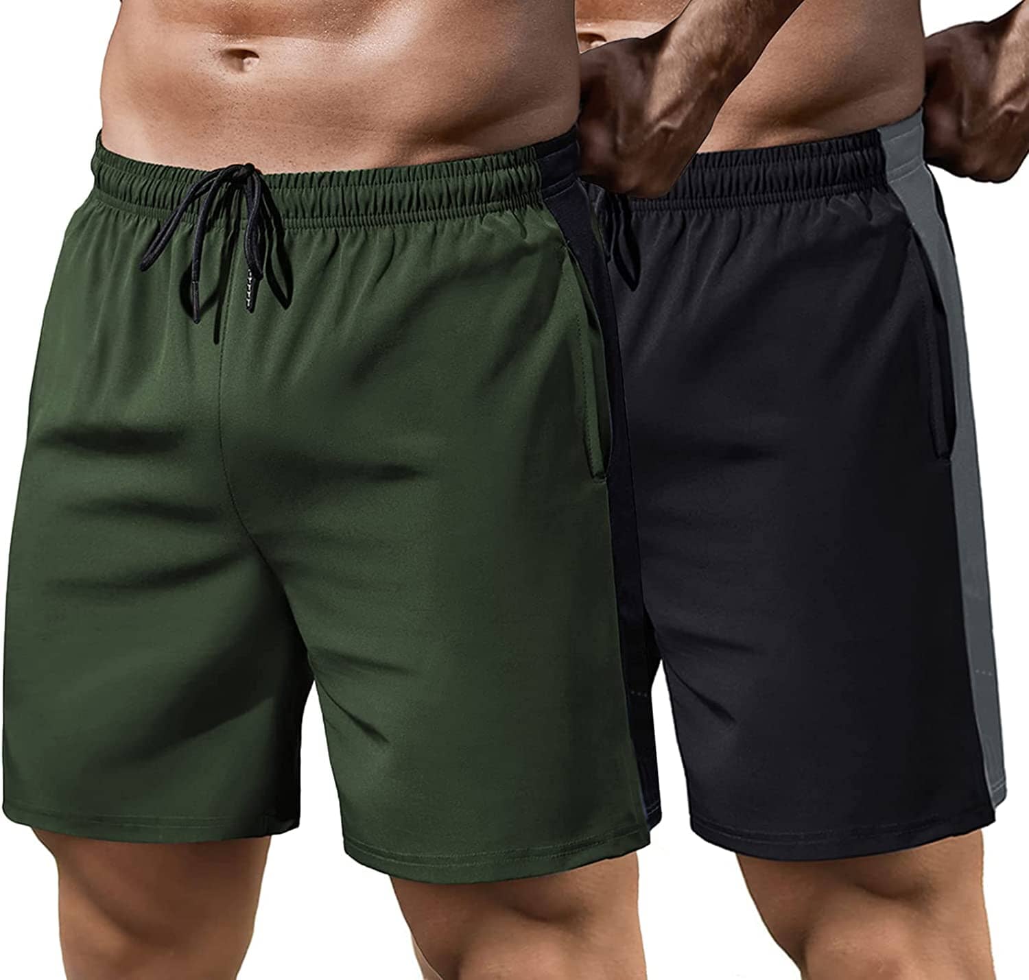 2 Pack Gym Quick Dry Running Shorts (US Only) - Image 3