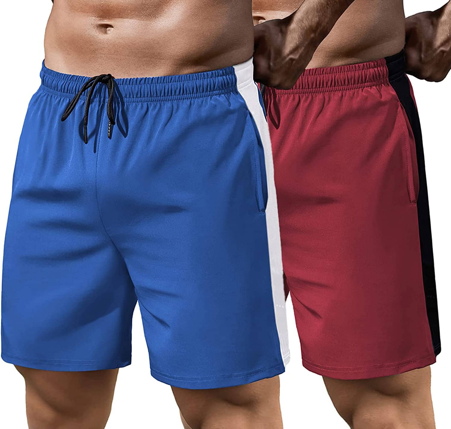 2 Pack Gym Quick Dry Running Shorts (US Only) - Image 4