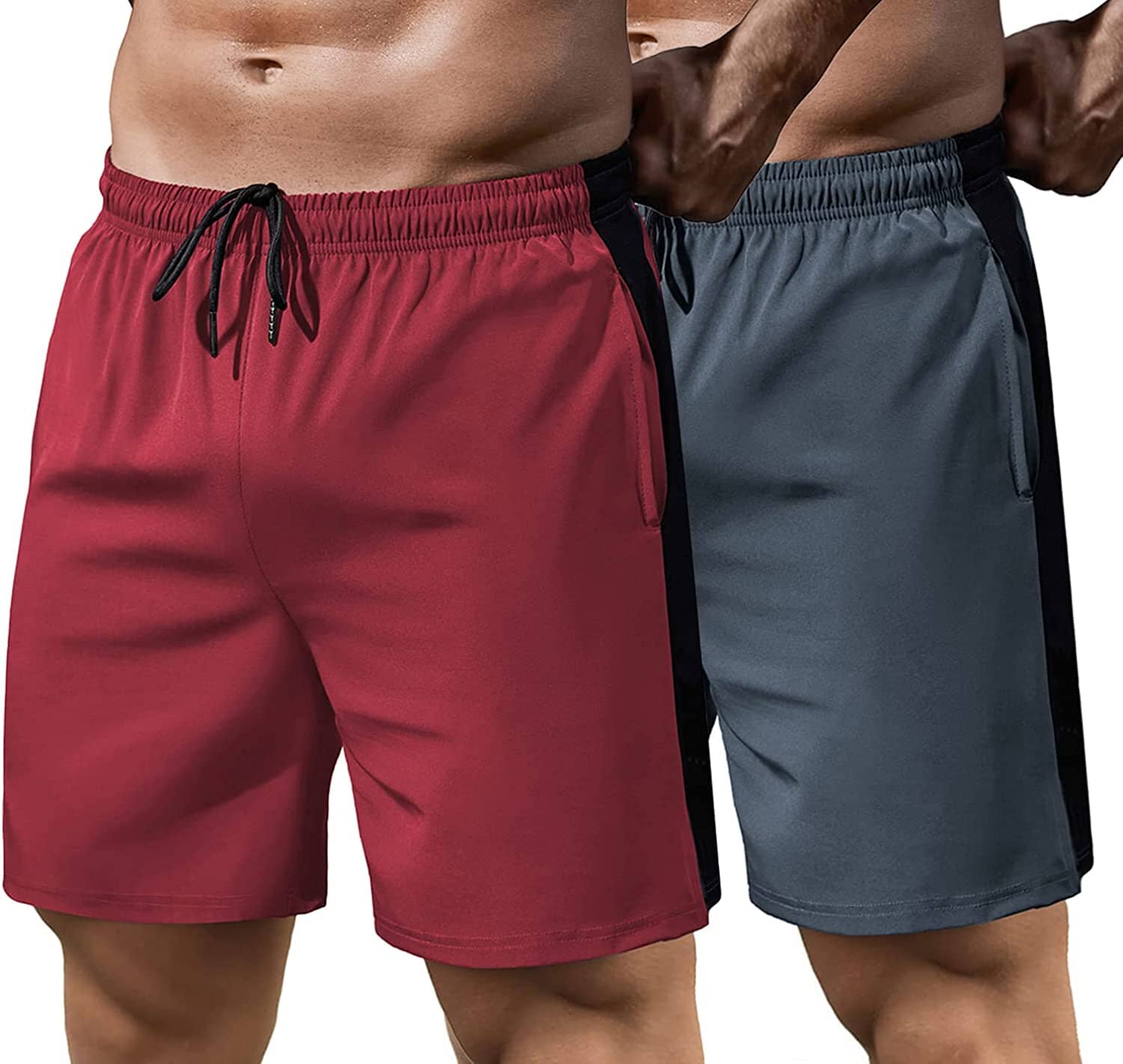 2 Pack Gym Quick Dry Running Shorts (US Only) - Image 5