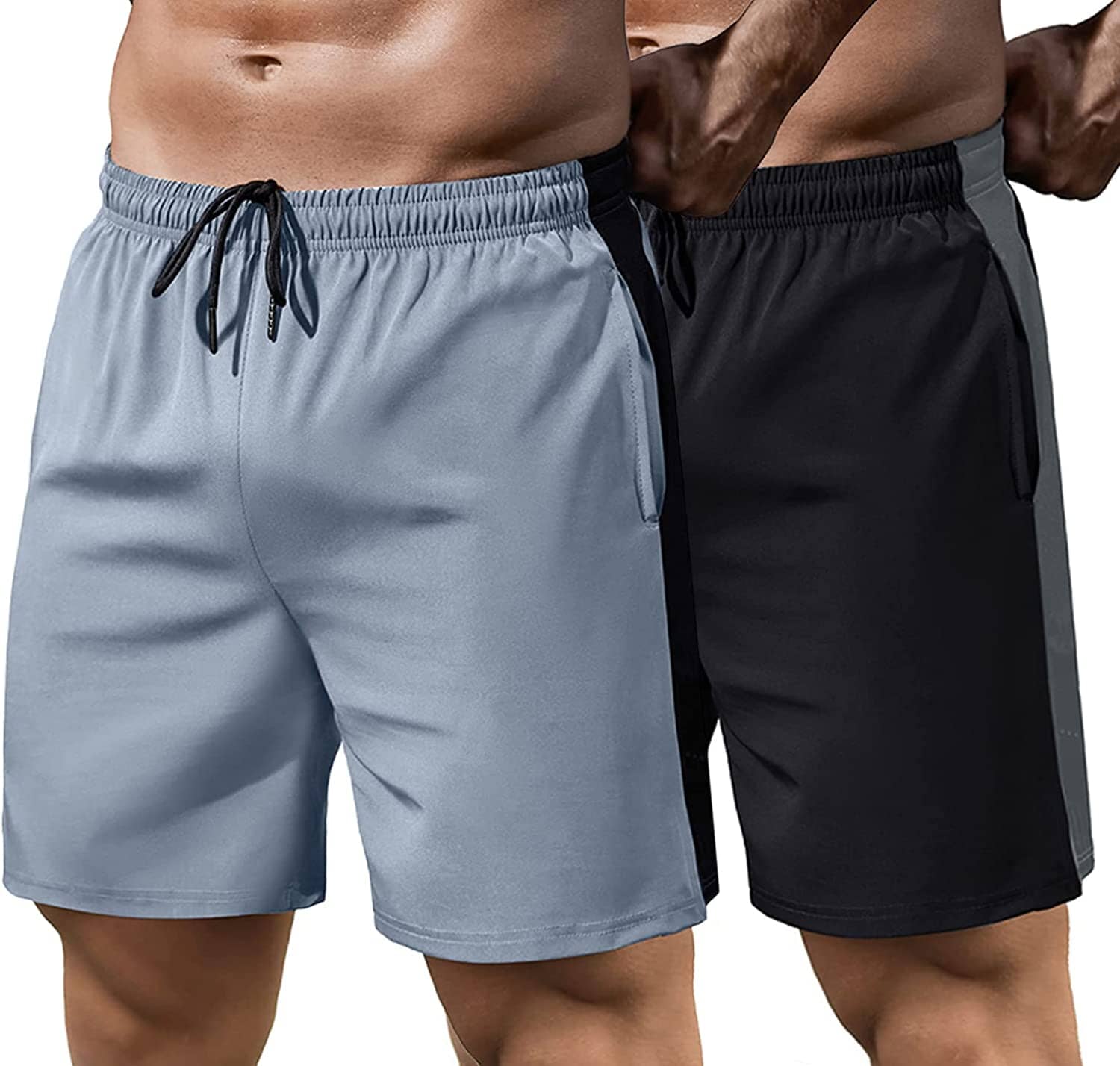 2 Pack Gym Quick Dry Running Shorts (US Only) - Image 6
