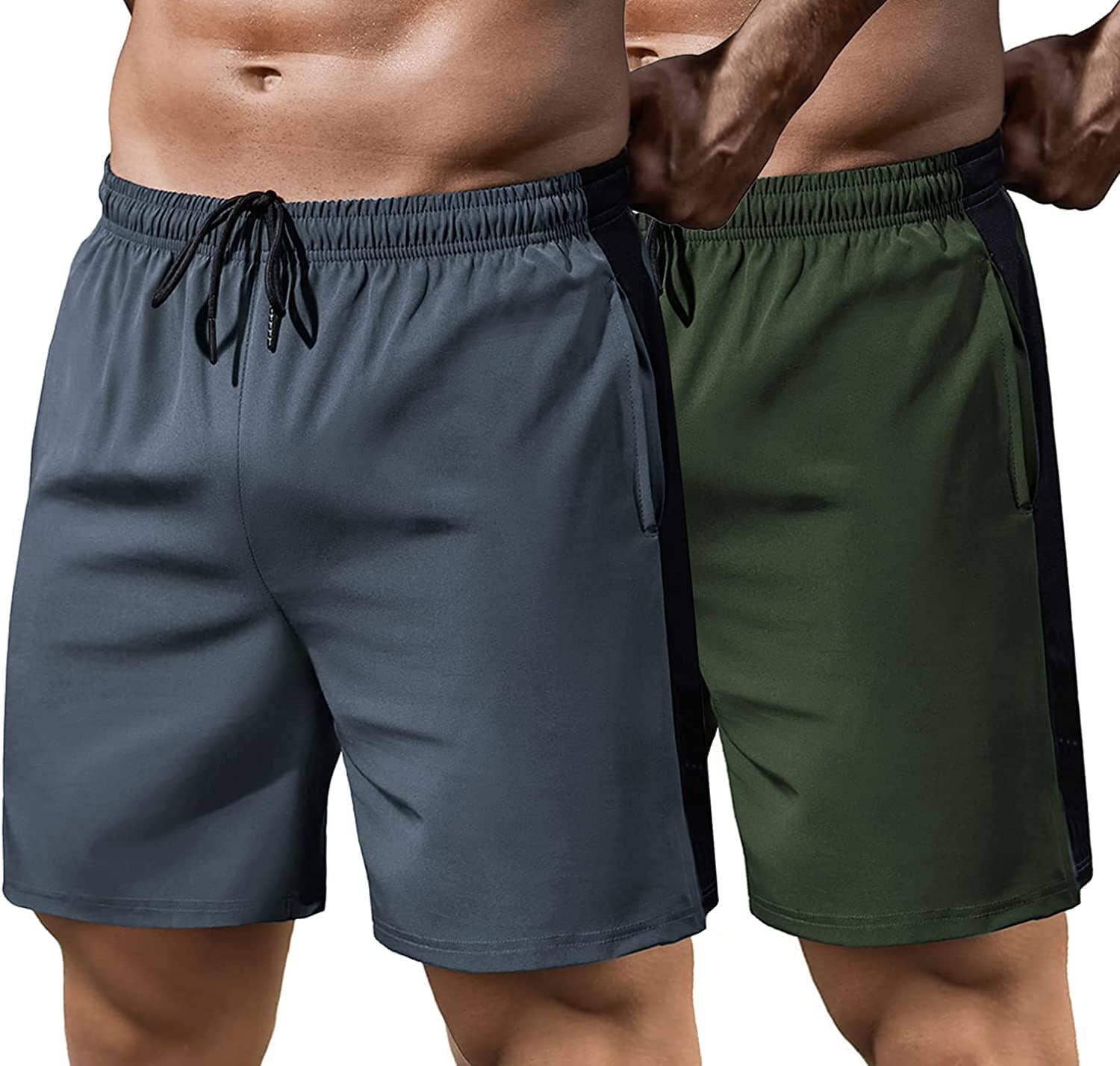 2 Pack Gym Quick Dry Running Shorts (US Only) - Image 8