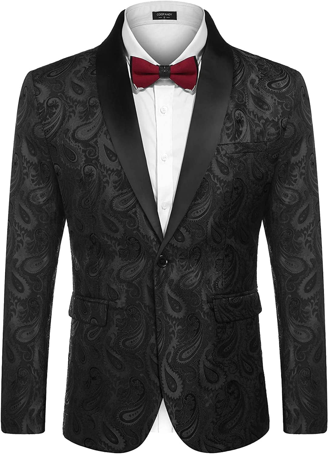 Paisley Shawl Lapel Blazer (US Only) - Image 3