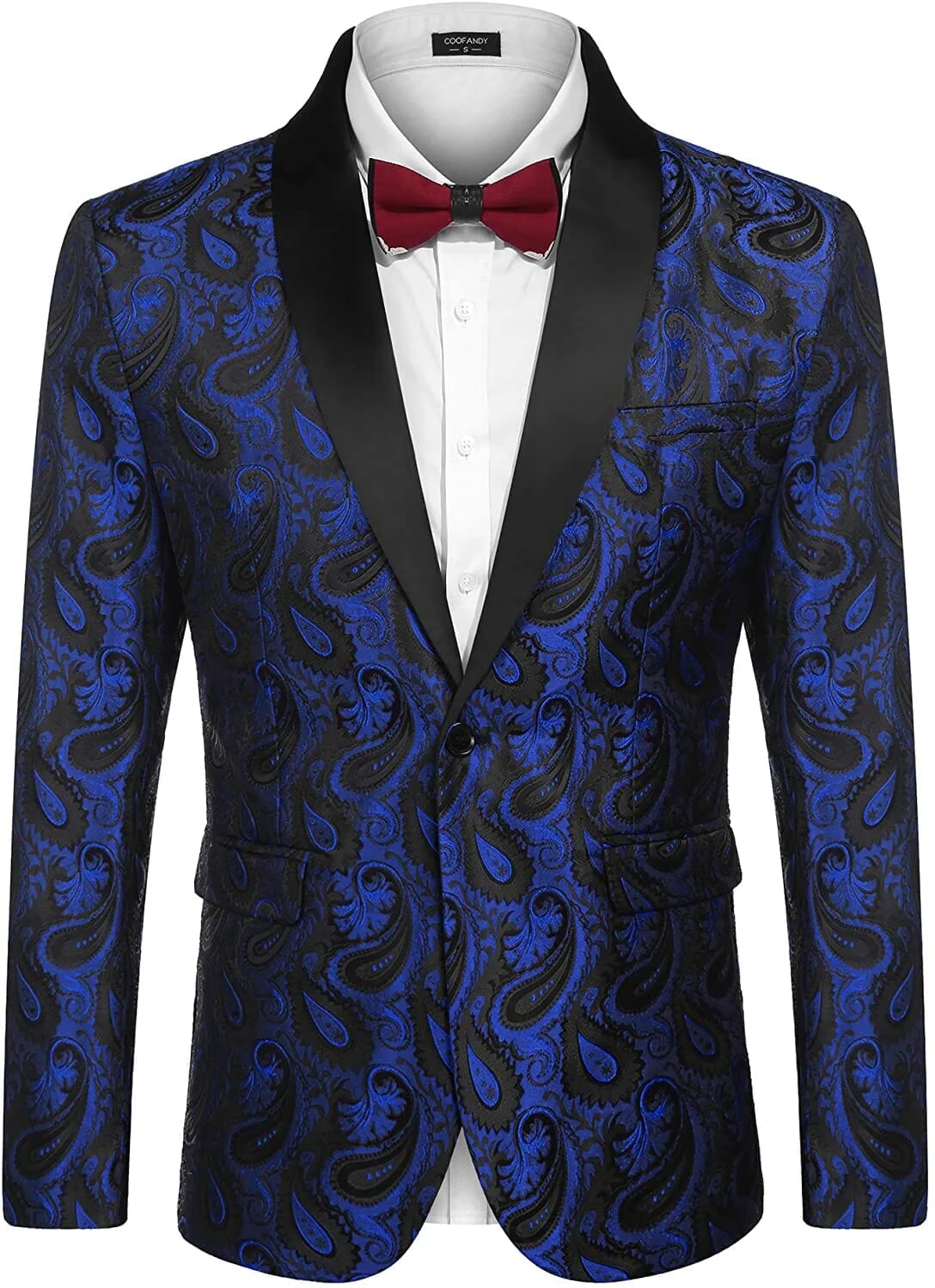 Paisley Shawl Lapel Blazer (US Only) - Image 4