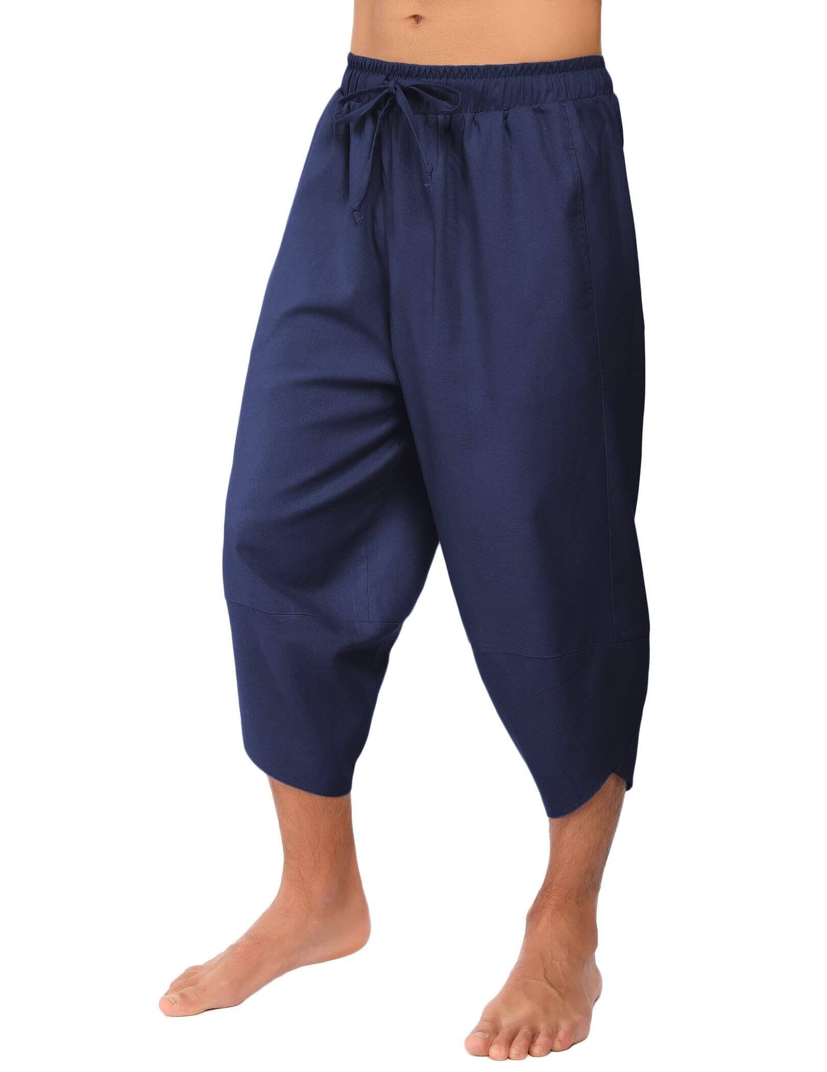 Linen Style 3/4 Shorts Yoga Trousers (US Only) - Image 5