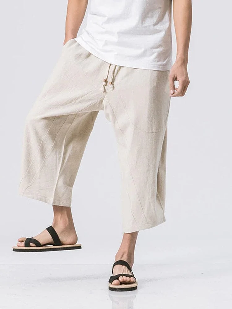 3/4 SHORTS CASUAL TROUSERS - Image 4