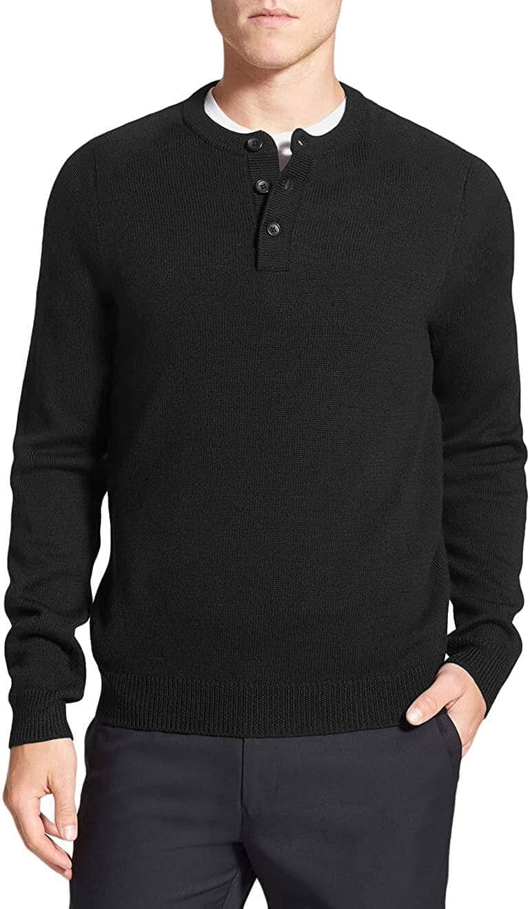 Long Sleeve Henley Sweater (US Only) - Image 4