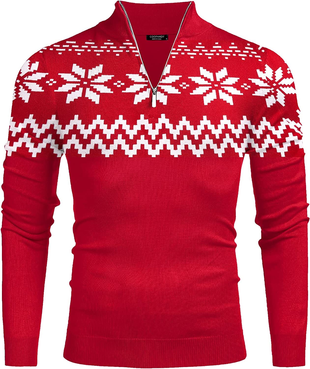 Zip Up Slim Fit Lightweight Pullover Polo Sweater (US Only) - Image 17