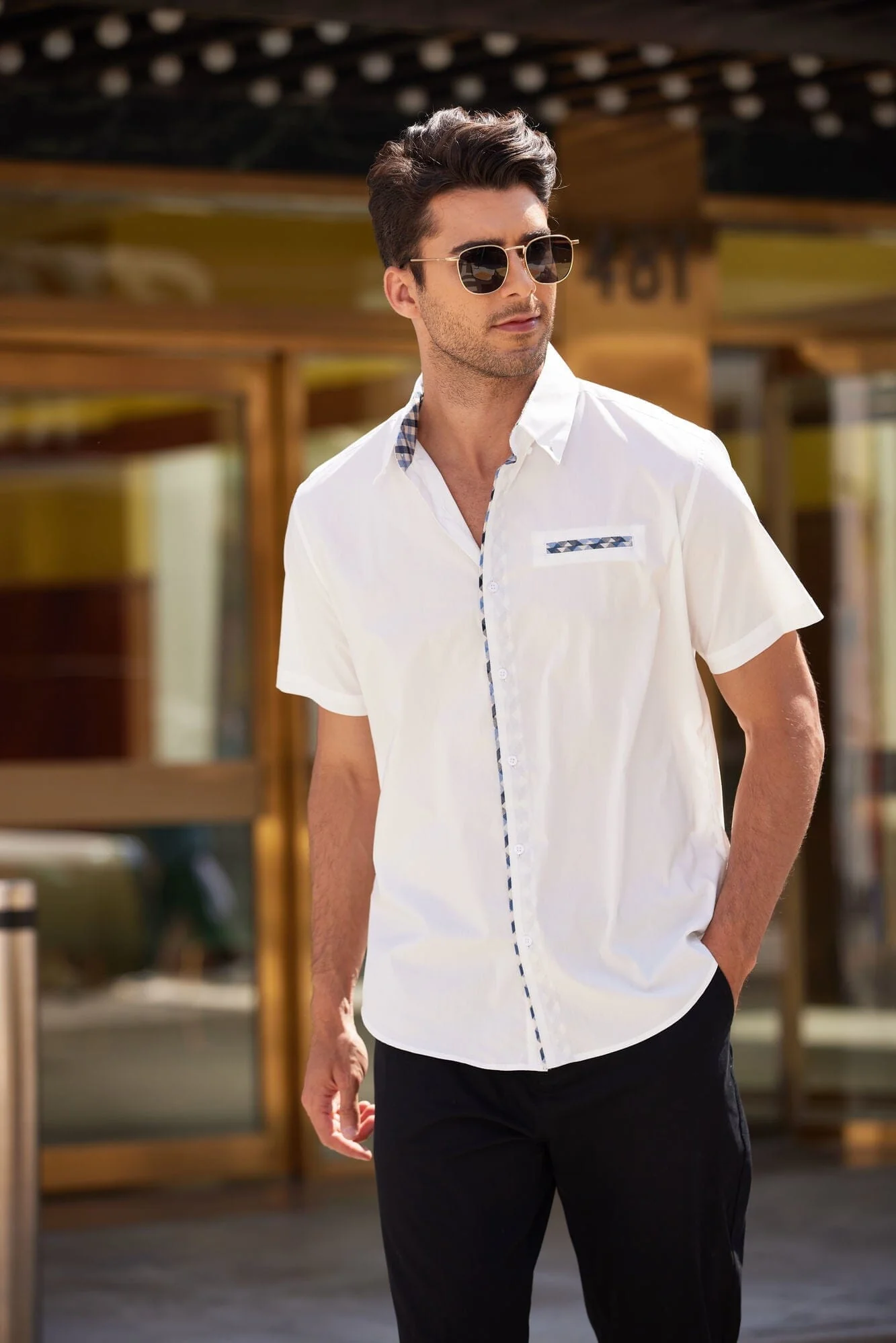 Short Sleeve Dress Shirt (US Only) - Image 3