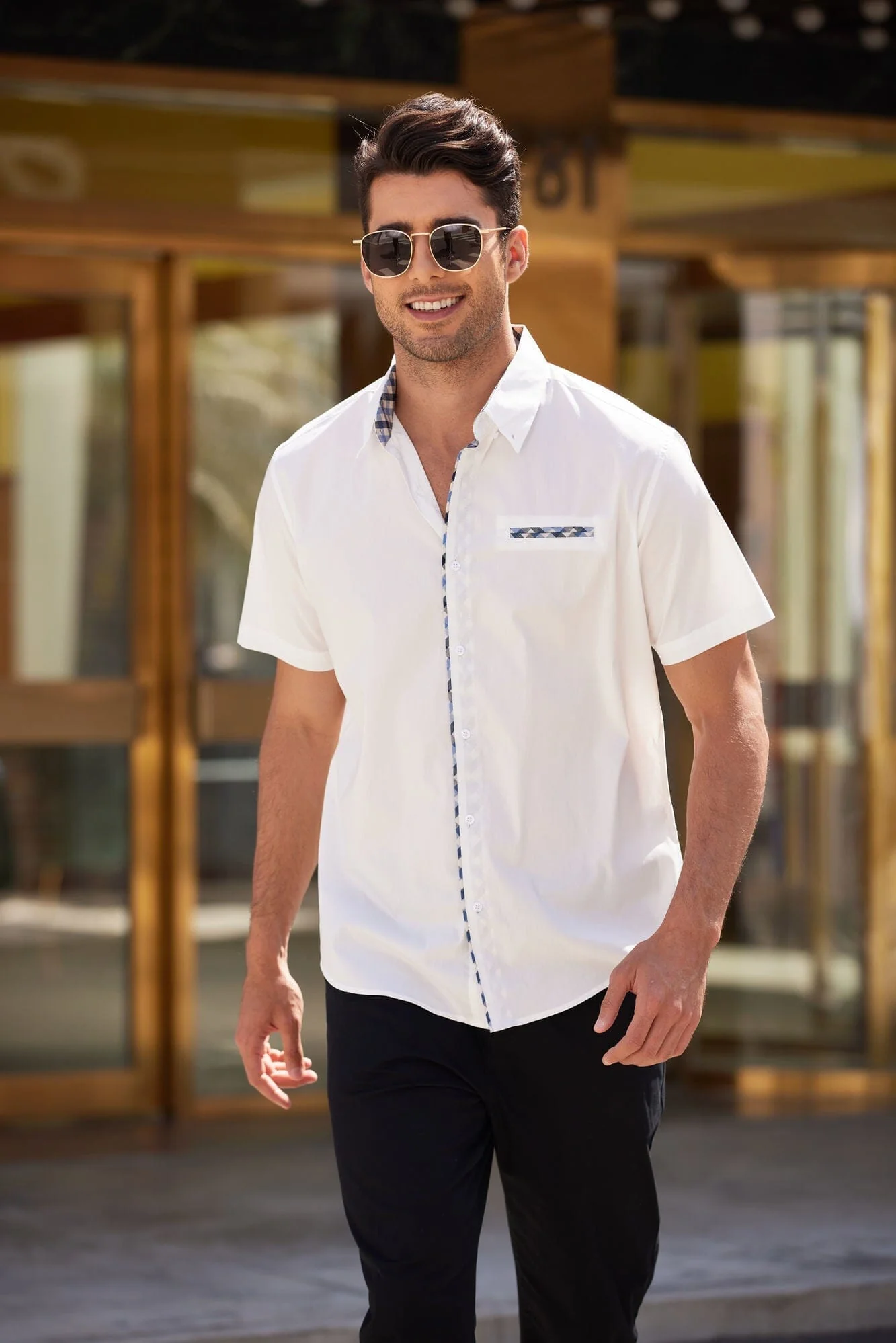 Short Sleeve Dress Shirt (US Only) - Image 4