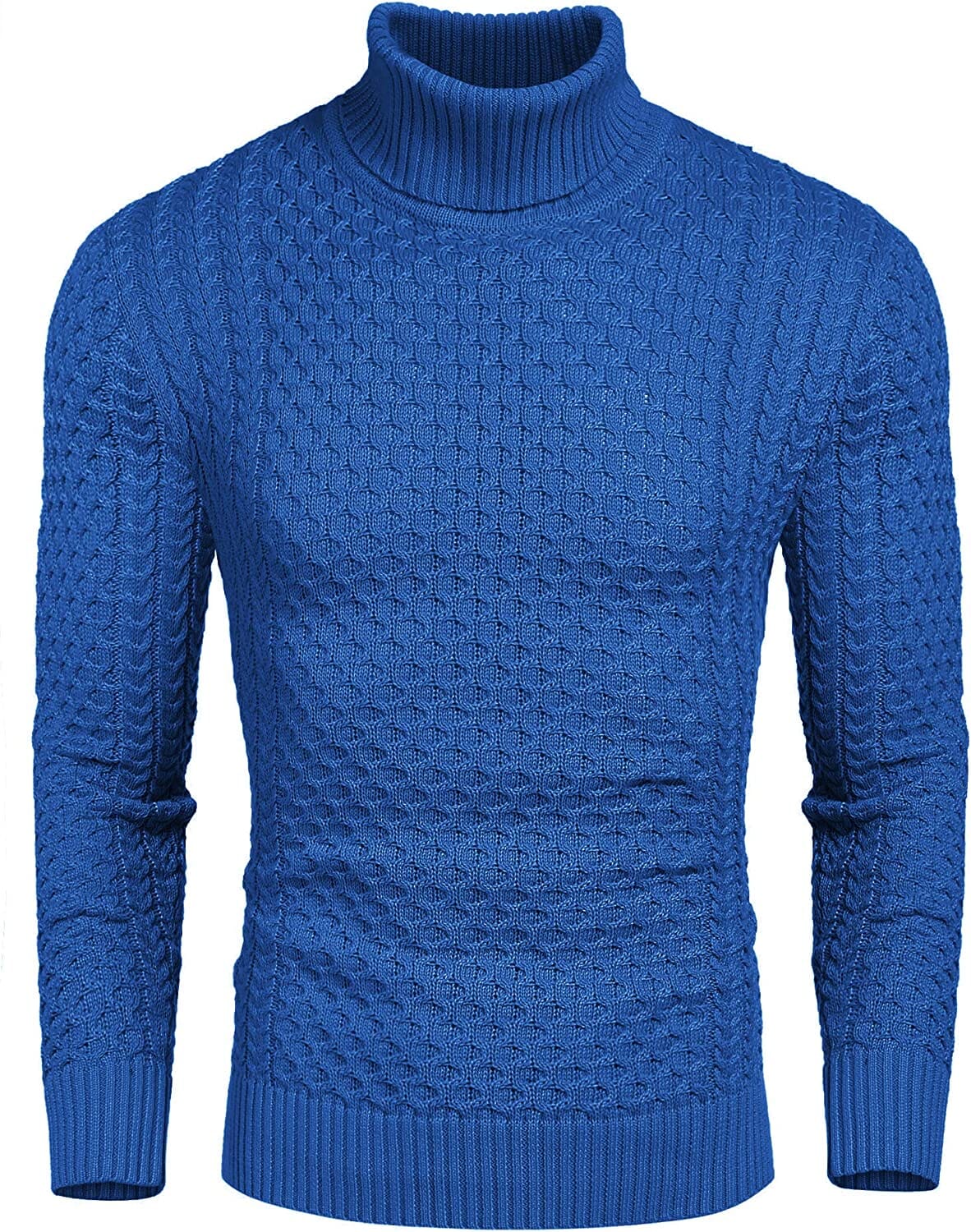 Slim Fit Turtleneck Knitted Twisted Pullover Sweaters (US Only) - Image 14