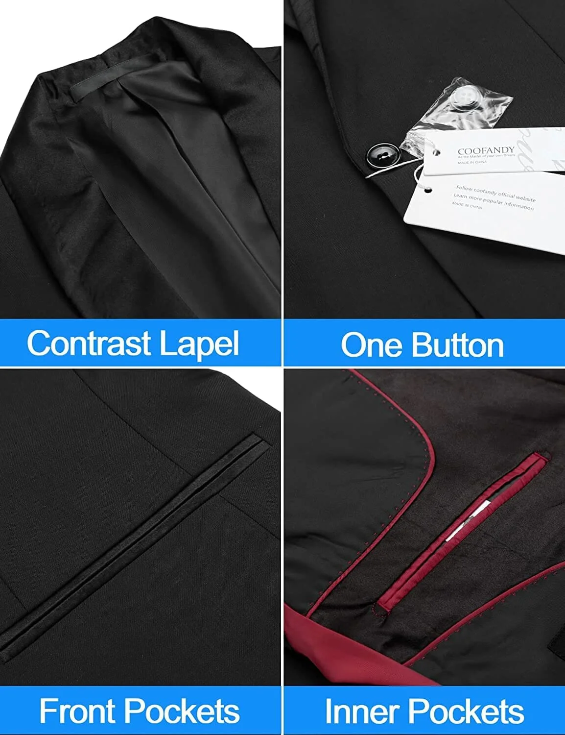 Slim Fit Wedding Blazer (US Only) - Image 10