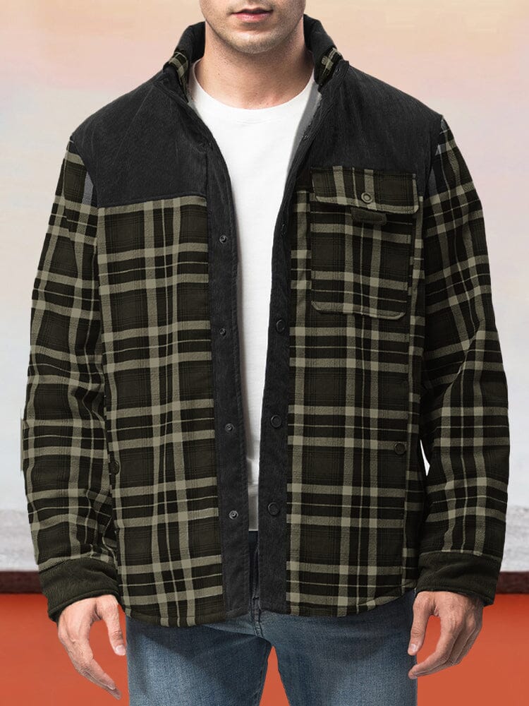 Padded Warm Cotton Flannelette Jacket - Image 7