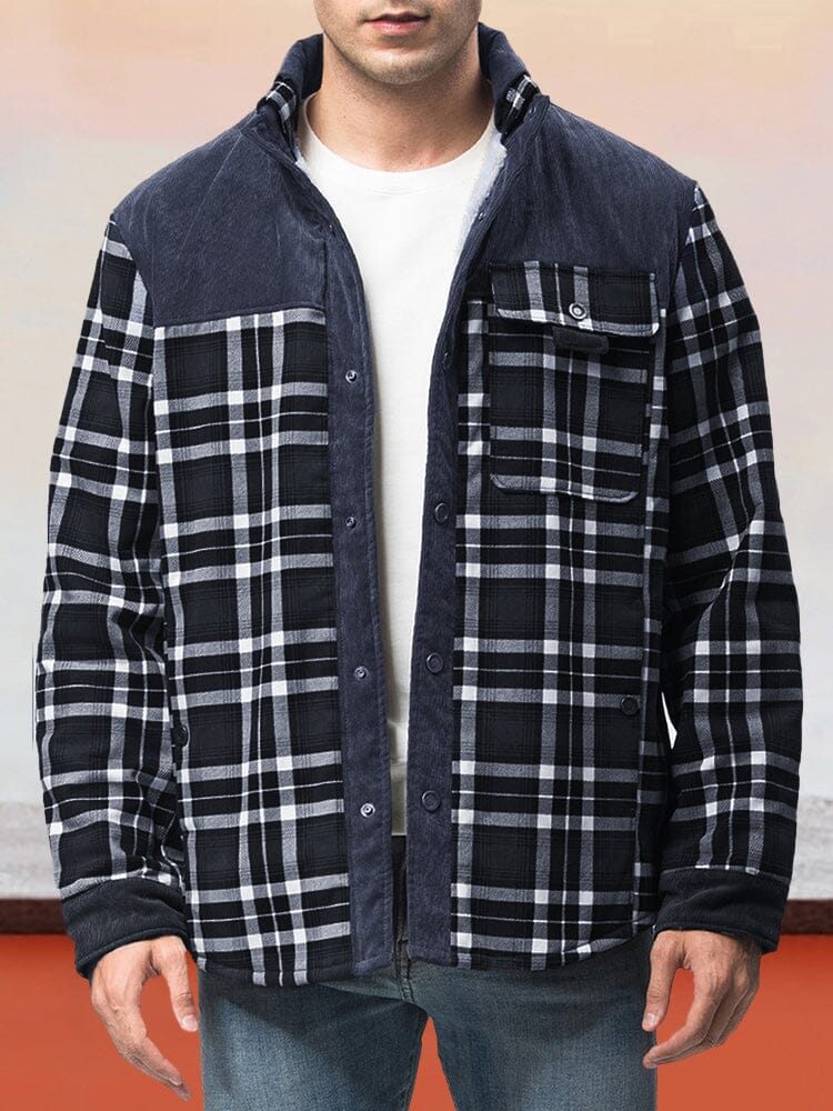 Padded Warm Cotton Flannelette Jacket - Image 9