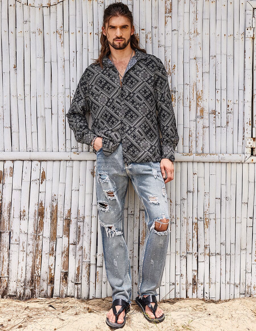 Pattern Texture Shirt - Image 5
