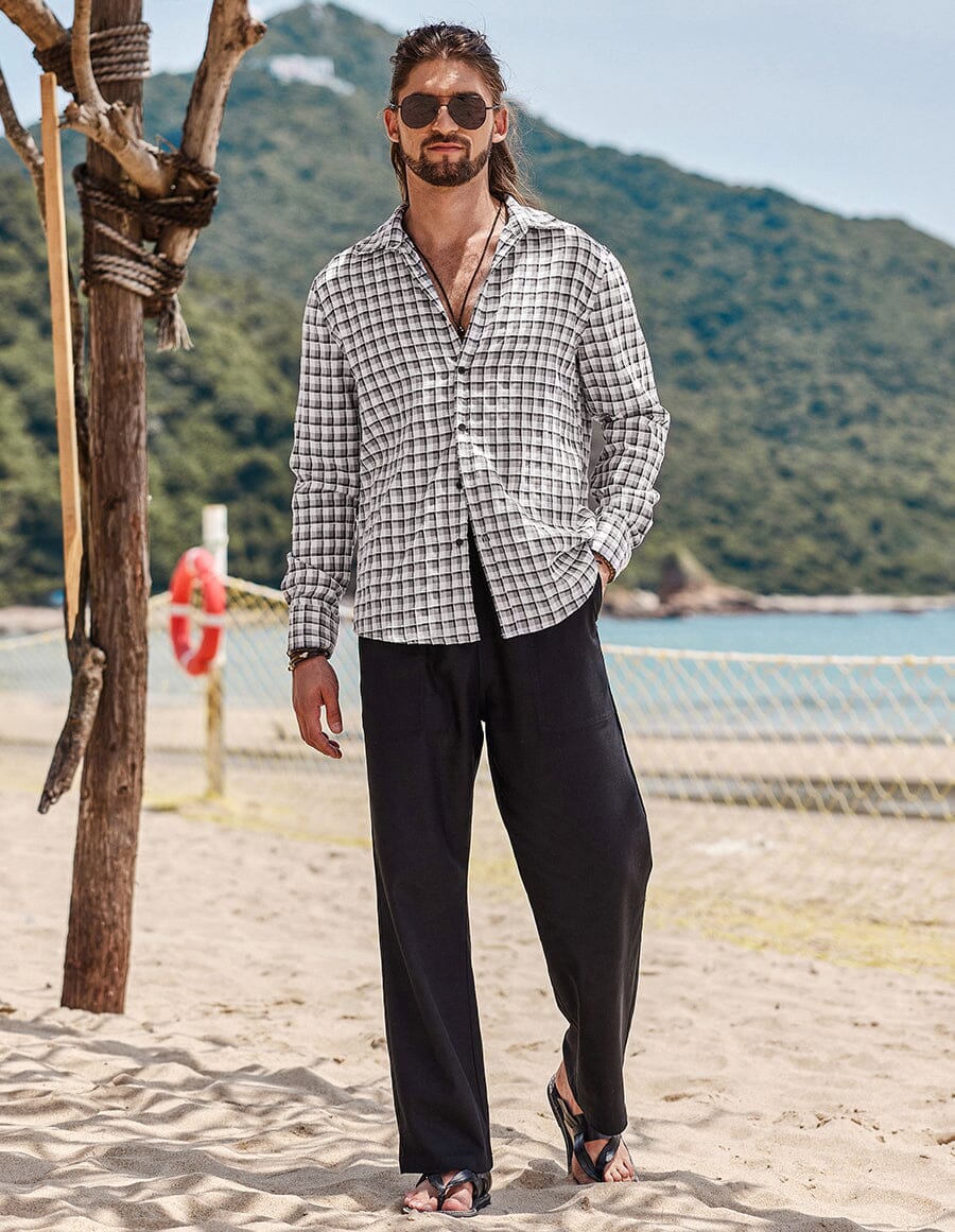 Plaid Cotton Shirt - Image 5